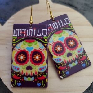 Sugar skulls Earrings handmade